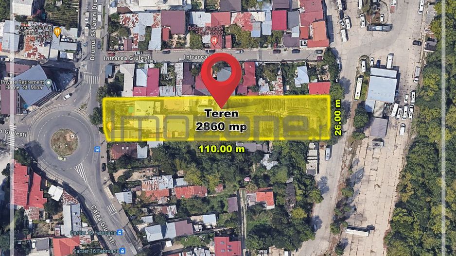 Teren investitii Calea Giulesti 2857 mp, desch. 26 ml, la strada, Comision 0 % - Poză 1