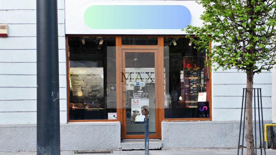 Spațiu Comercial de Închiriat|Ultracentral Cluj | 60 mp | 0% Comision - Schiță 2