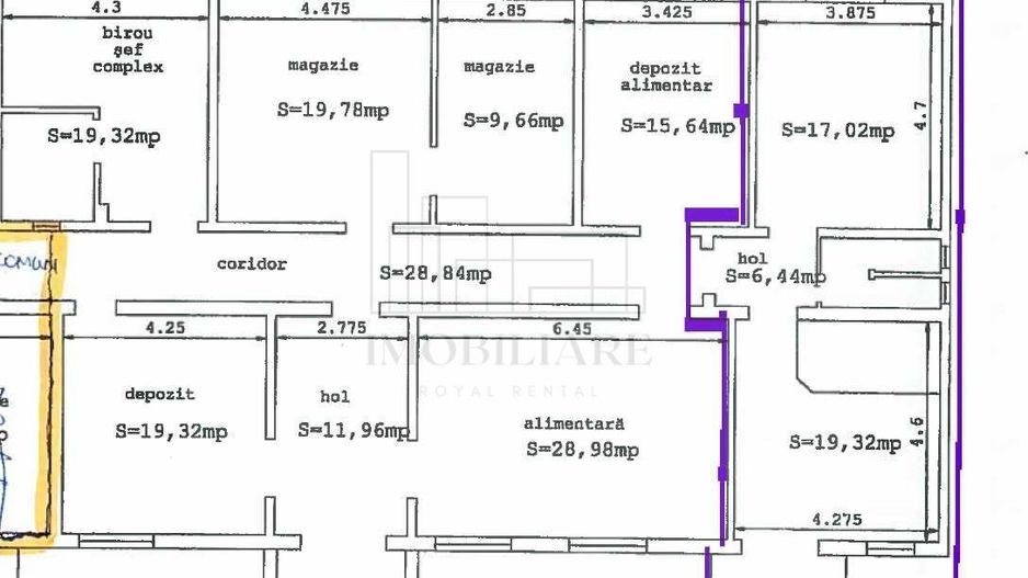 Spațiu comercial stradal de închiriat – 45 mp + 20 mp exterior - Poză 3