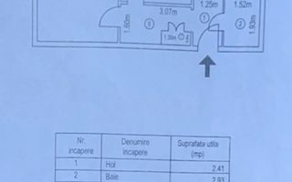 Apartament 2 camere decomandat – Rahova - Schiță 8