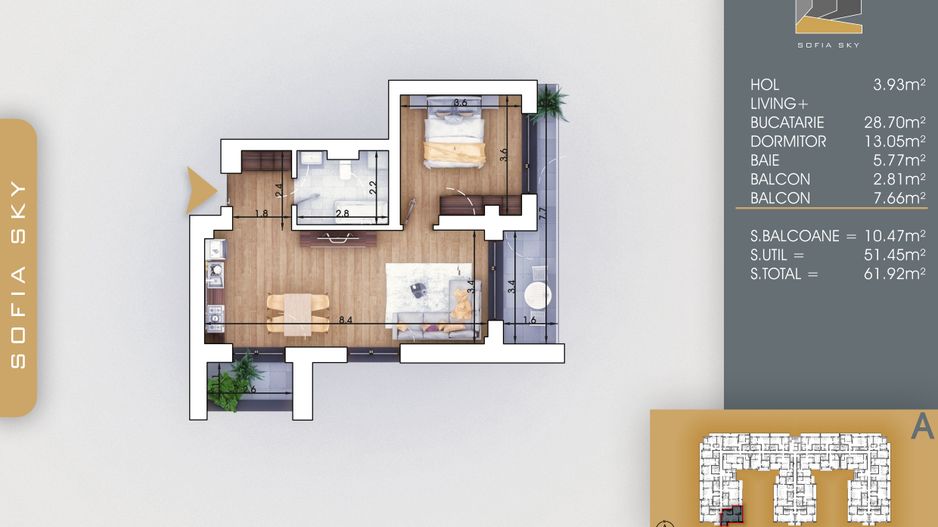 2 camere acte gata Titan Pallady  7 min Metrou Nicolae Teclu - Schiță 7