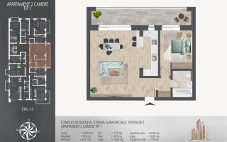 Apartament 2 camere I Larss Residence Th. Pallady I Vanzare - Poză 3