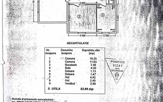 Apartament 2 camere Lacul Tei Teiul Doamnei - Schiță 19