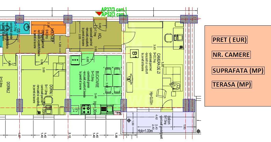 Apartament 3 camere de vânzare | Zona Cireșica-Sibiu - Poză 2