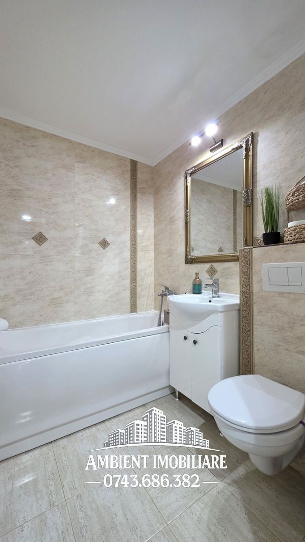 Apartament cu 3 camere, etaj 1, mobilat și utilat, zona FILATURII; - Poză 9