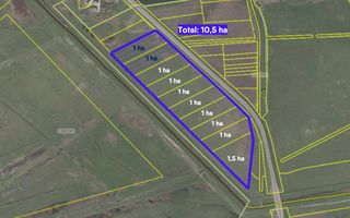 Vânzare, teren 10 ha, strada Aerodromului, Bălți - Poză 1