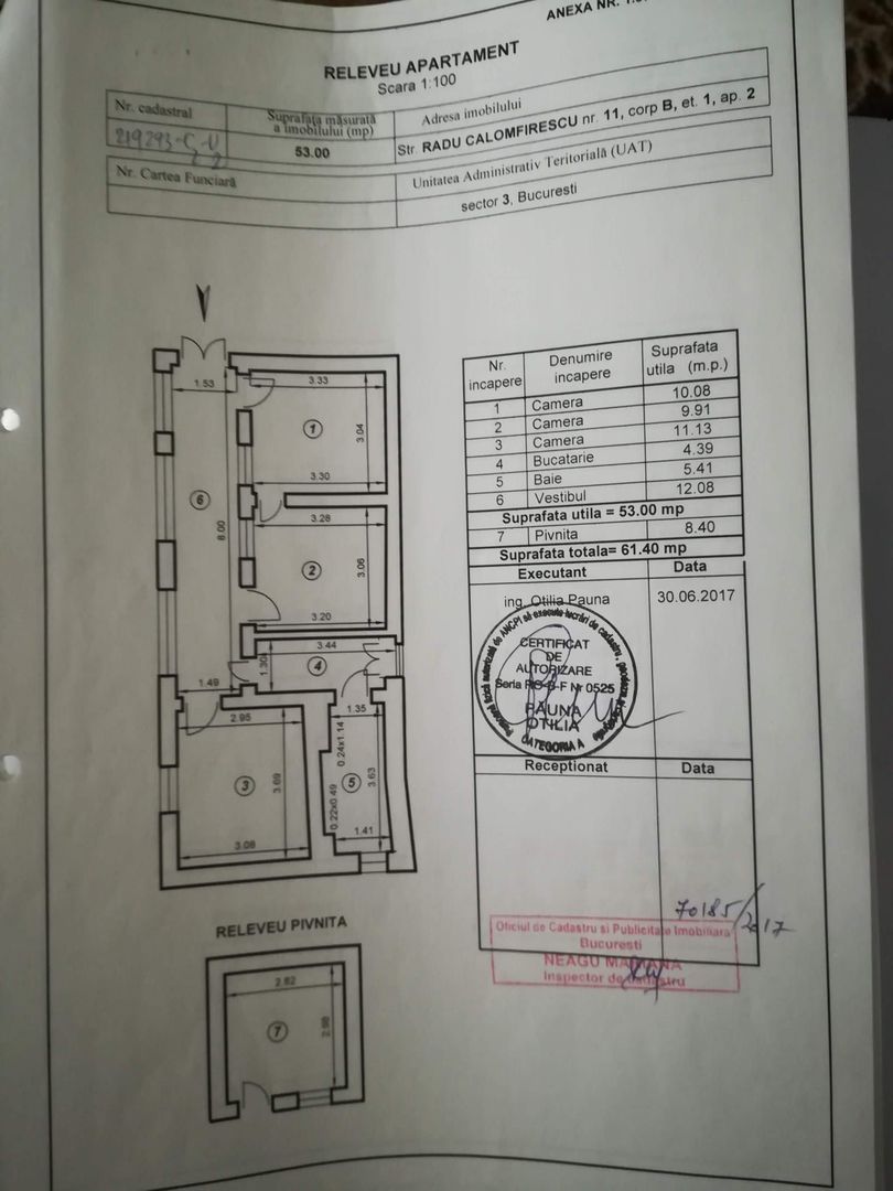 apartament 2 camere et.1/2 ,ultracentral,Radu Calomfirescu - Poză 12