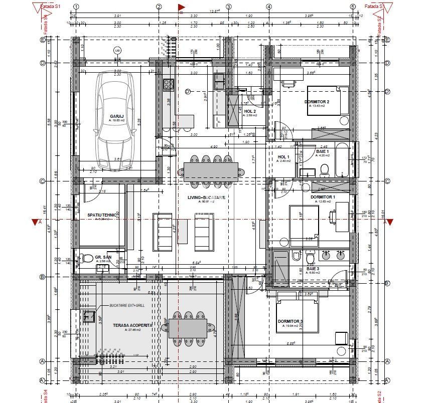 Casa moderna pe un singur nivel in Sura Mica - Poză 4