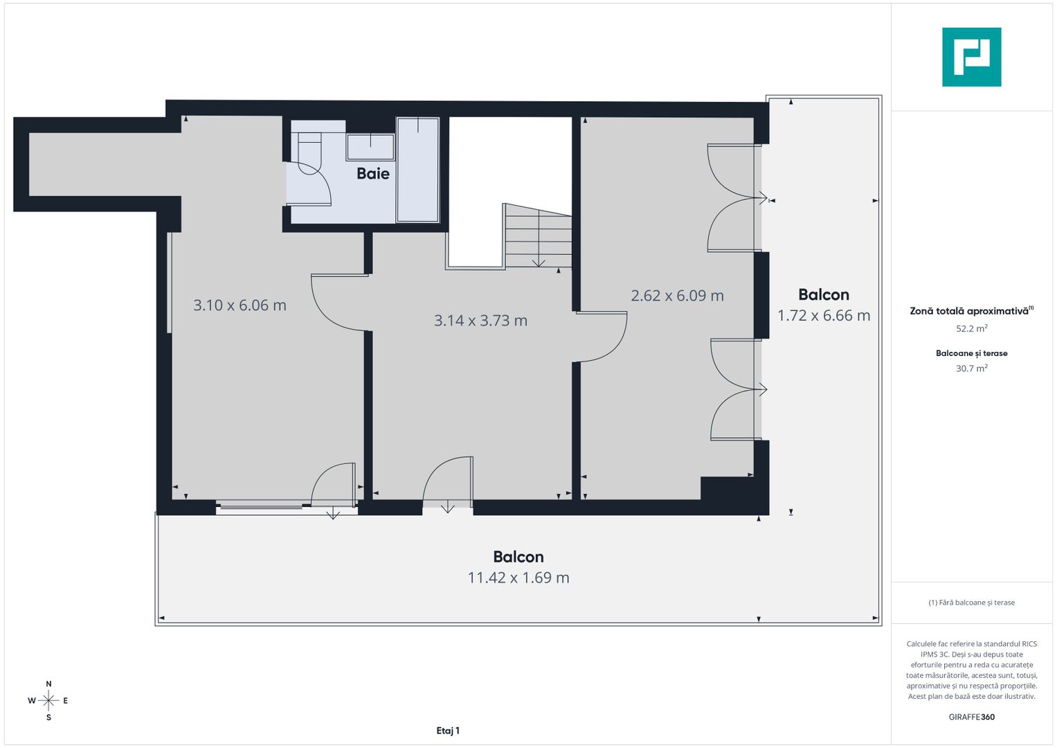 Penthouse 5 camere etaj 10 Fundeni vedere superba - Poză 9