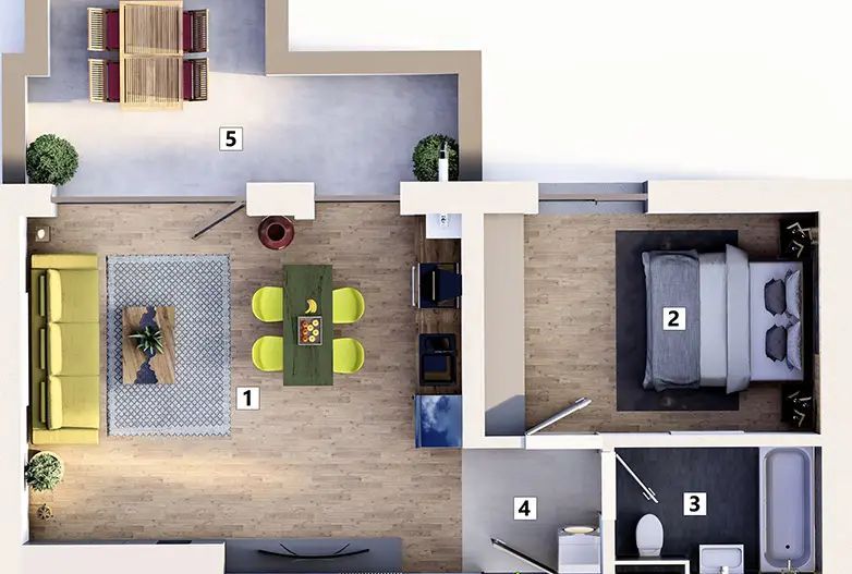 Apartament 2 camere si loc de parcare - comision 0% - Poză 33