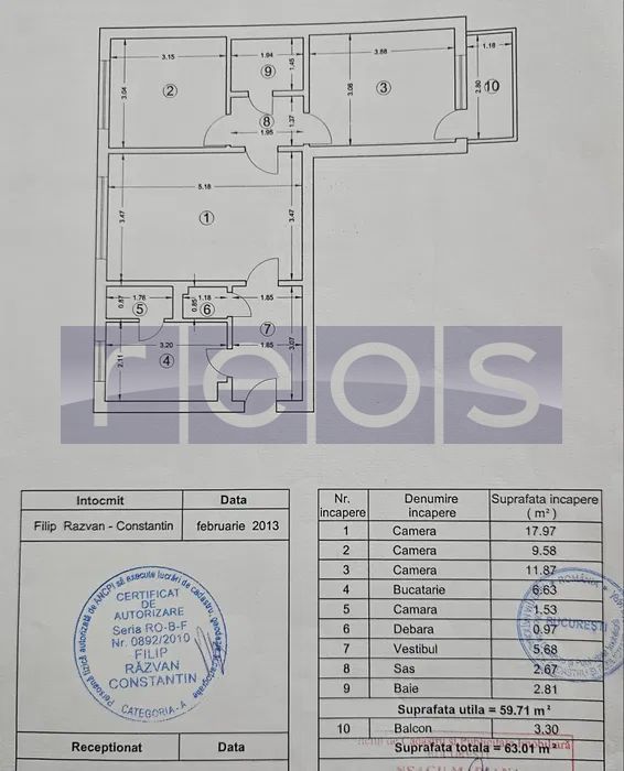 VANZARE 3 CAMERE | SEMIDECOMANDAT | ZONA OZANA - Poză 7