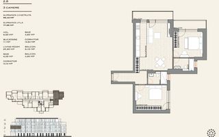 Apartament cu 3 camere de vânzare în Nord, Voluntari - Poză 2