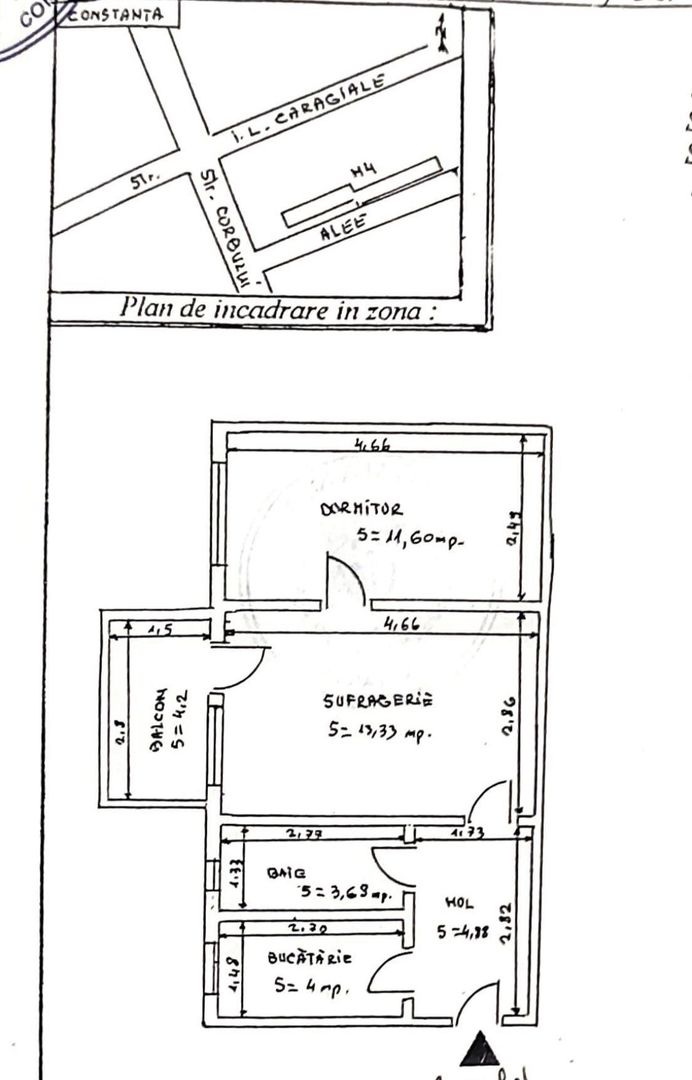 Direct Proprietar. Inel 2. apartament 2 camere, comfort 2 - Poză 3