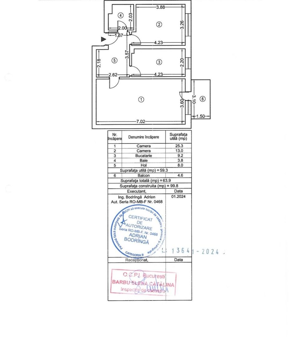 Exigent - faza 5, apartament 2 camere, finisat complet, decomandat, comision 0% - Poză 7