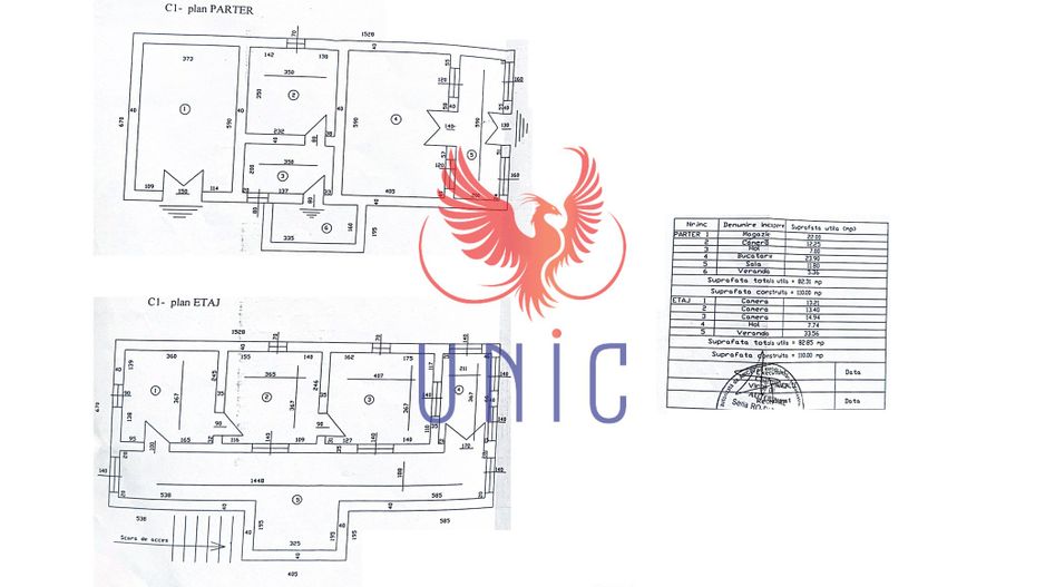 Conac Simnicul de sus Sat Cornet - Schiță 4