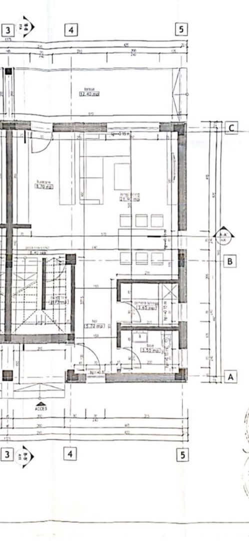 Popesti-Leordeni vila P+1+M 5 camere - Schiță 11