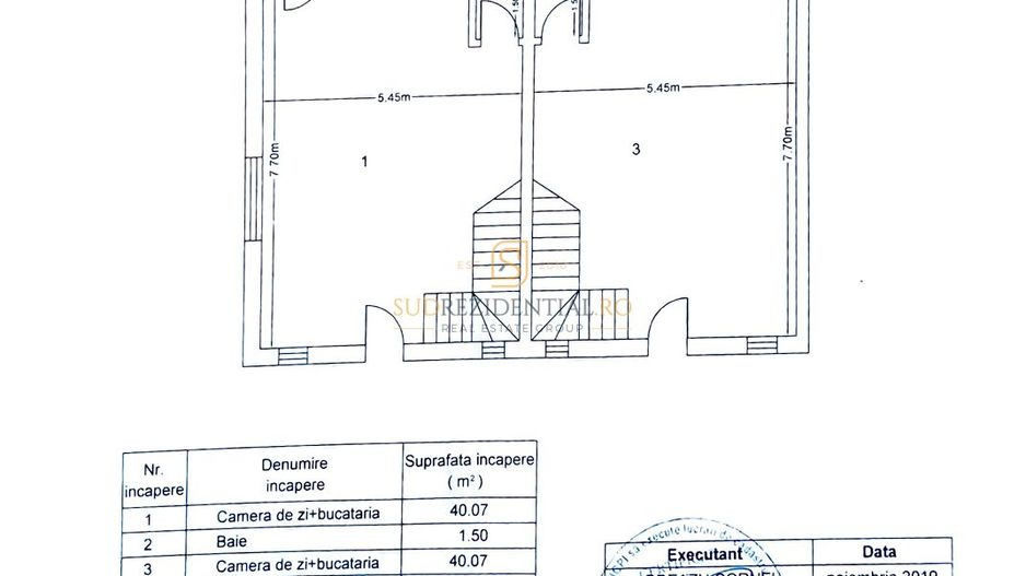 Duplex modern 4 camere + mansardă, complet mobilat – Comuna Berceni - Schiță 5