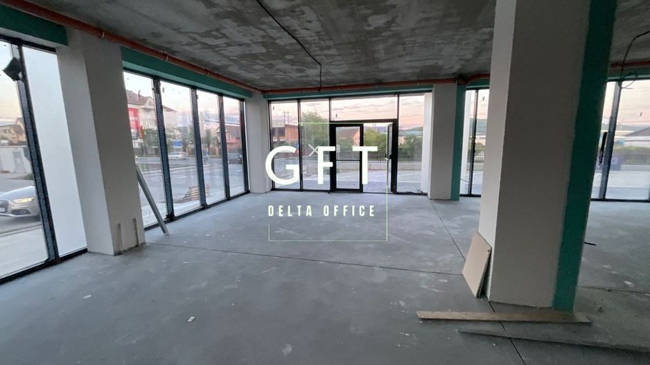 Spatiu comercial 123 mp-2 intrari-geamuri la strada-Zona Centura - Poză 1