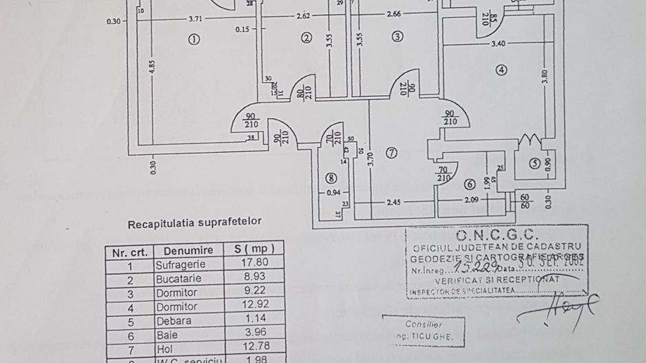 Apartament 3 Camere Prundu etaj Intermediar, vedere Panoramica - Poză 19