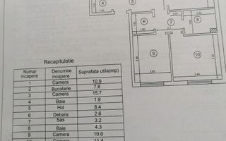 Apartament 4 camere decomandat de vânzare – Galata | Etaj 3/4 - Poză 1