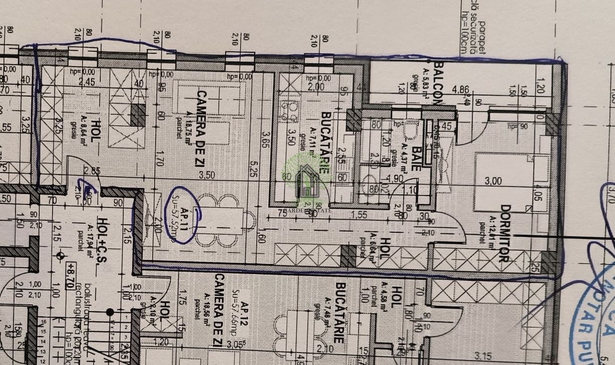 Apartament cu 2 camere pe str. Somesului Floresti, constructie noua - Poză 8