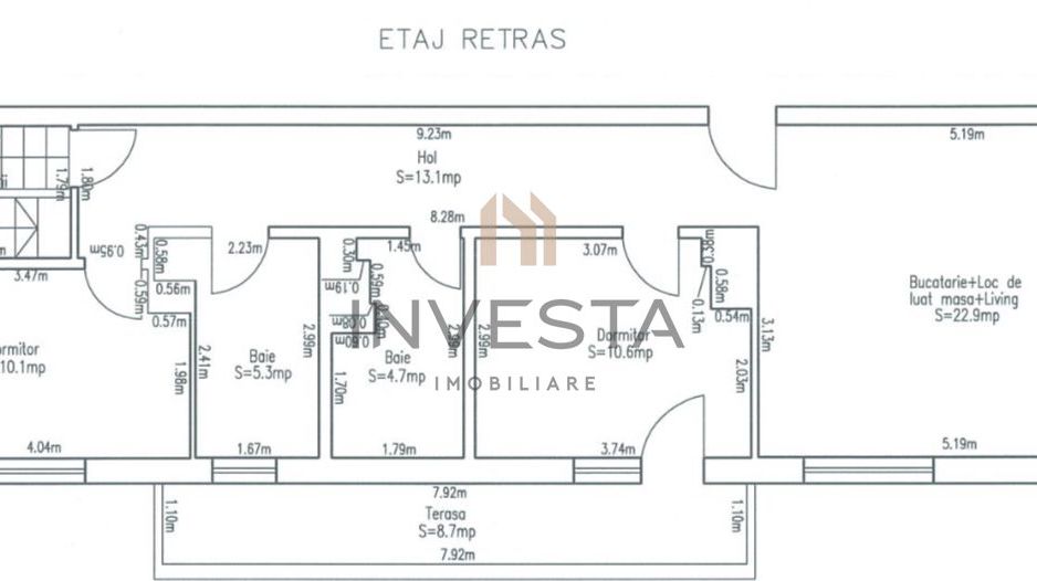 Penthouse 4 camere / 110/ mp utili cu panorama spre Lac! - Poză 12