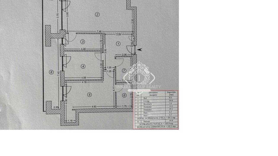 One Cotroceni Park | 3 camere |  104mp | et 11 | loc parcare | 1300 euro - Poză 16