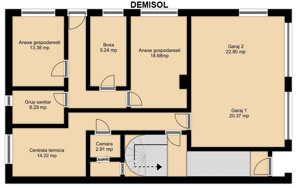 Imobil D+P+3 | 870mpc | ideal birouri/comercial/clinica - Schiță 13