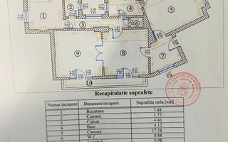 3 CAMERE | VILA INTERBELICA | ZONA EMINESCU | CENTRALA PROPRIE | 10 MIN METROU - Schiță 10