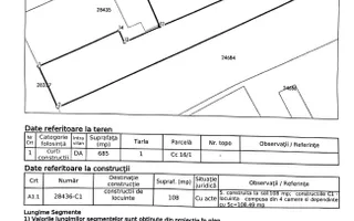 Casă 4 camere, 685 mp teren, renovată 2011 – Mănești, Zalhanaua - Schiță 55