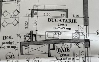 Apartament de inchiriat 2 camere si loc de parcare | Andrei Muresanu - Schiță 7