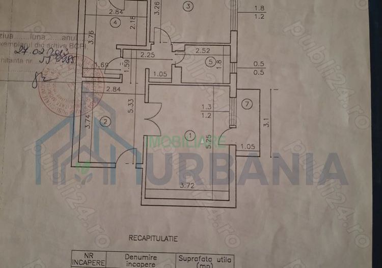 # De vanzare ap. 2CD(60mp utili), et.8 8 cu pod, bloc din 1991 - Poză 3