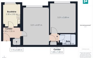 : Apartament 2 camere Rogerius, parter, ideal inve - Poză 10
