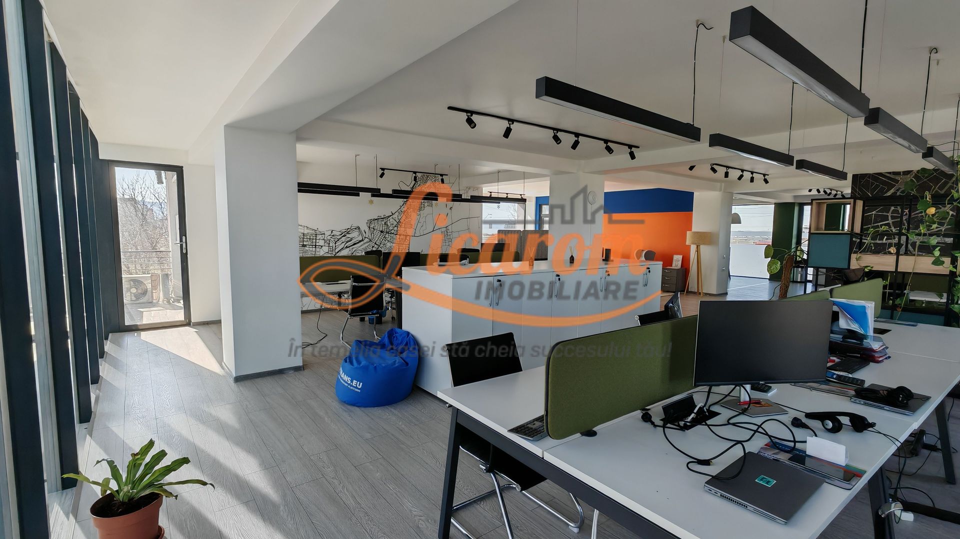 Spatiu de birouri/ call center/IT ,190 mp de inchiriat pret 2280 euro - Poză 7