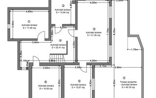 Casa cu teren 2000 m si front 35 ml in Buna Ziua, zona Grand Hotel It. - Poză 4