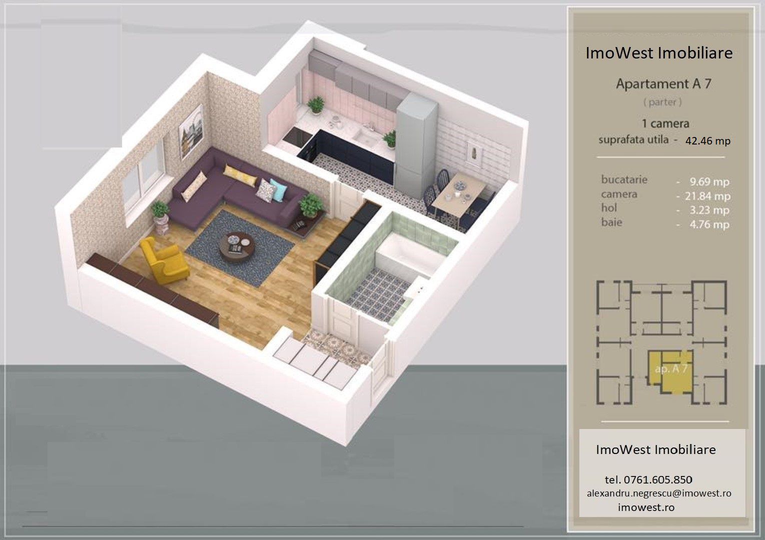Giroc-Aleea cu plopi | Apartamente cu 1 si 2 camere | Comision 0% - Poză 11