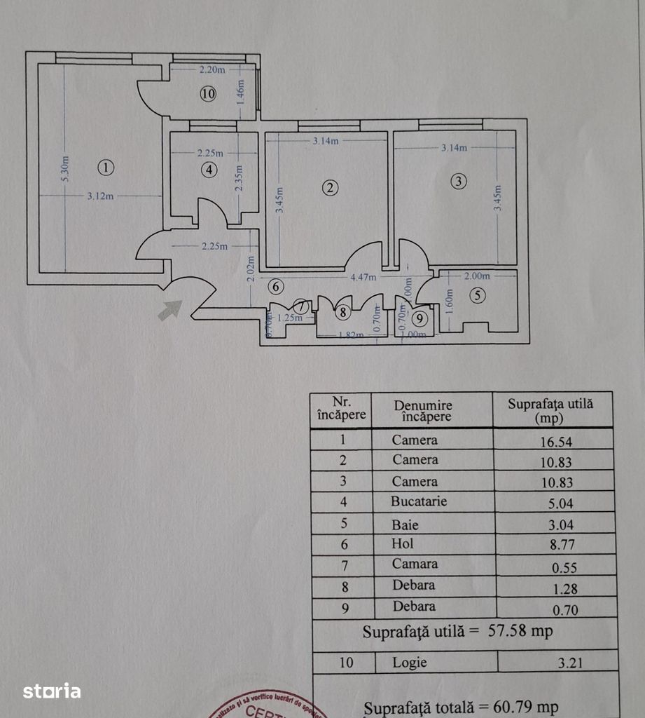 Vanzare apartament 3 camere Titan, 5 min. metrou 1 Decembrie, etaj 1/8 - Poză 1