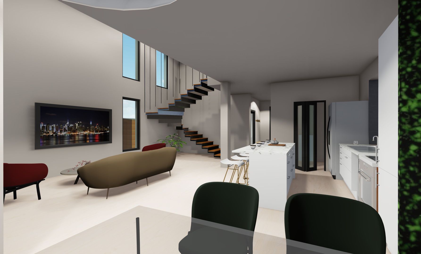 Vila proiect unic, locatie extraordinara, 4 camere, 3 terase, carport - Poză 5