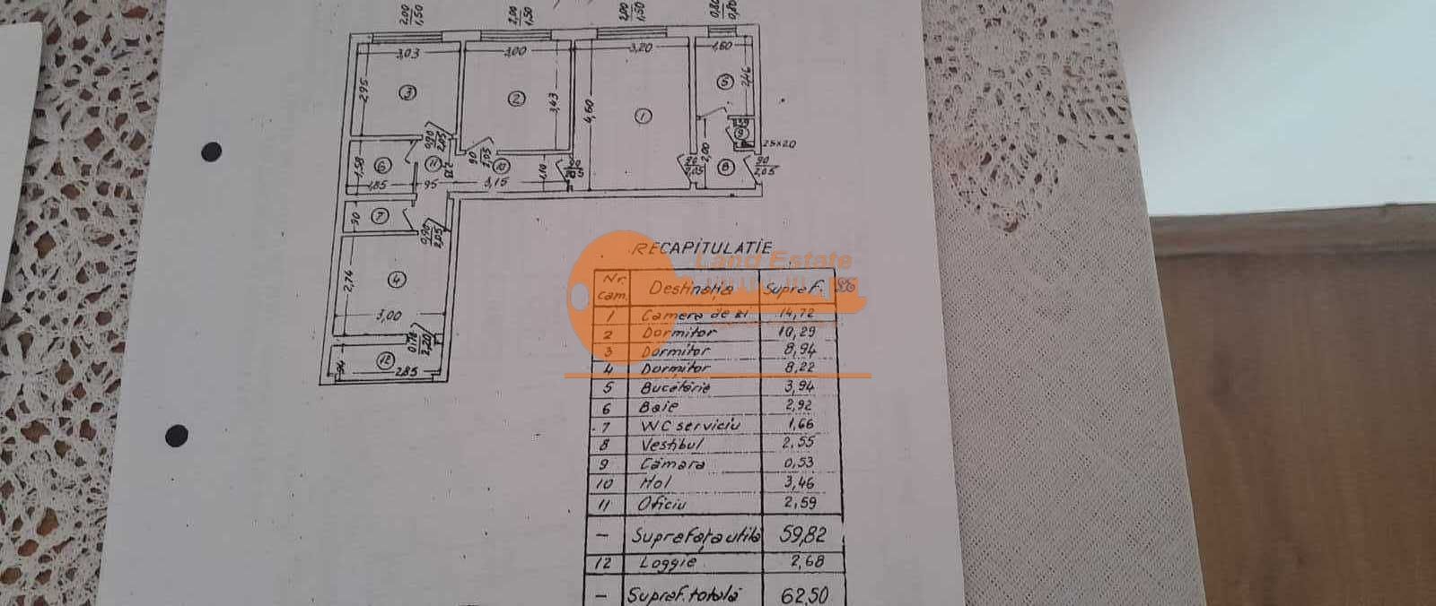 4 camere Drumu Taberei (5min metrou Constantin Brancusi) - Schiță 9