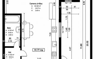 Apartamente cu 2 camere/50-55mp/TERASE 20-52mp/IMOBIL NZEB/TVA INCLUS. - Poză 6