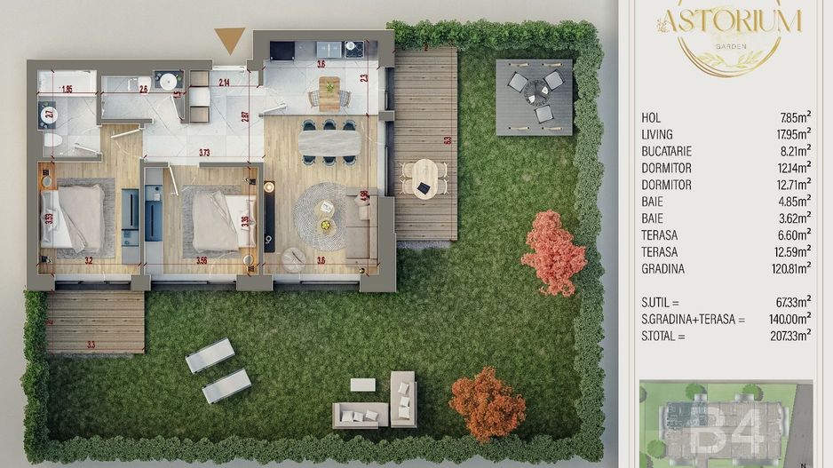 AP 3CAM. PROIECTUL ASTORIUM GARDEN / MUTARE IMEDIATA.COMISION 0%! - Poză 1