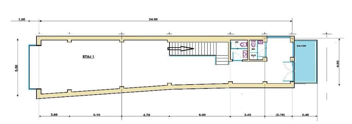 OPORTUNITATE EXCLUSIVĂ DE ÎNCHIRIERE SPAȚII BIROU ZONA CENTRALĂ EMINESCU - Schiță 14