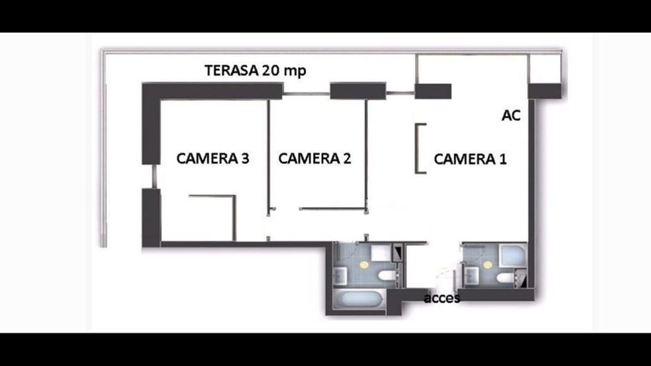 Vanzare  Apartament 3 Camere | Monaco Towers | Metrou Dimitrie Leonida - Poză 11