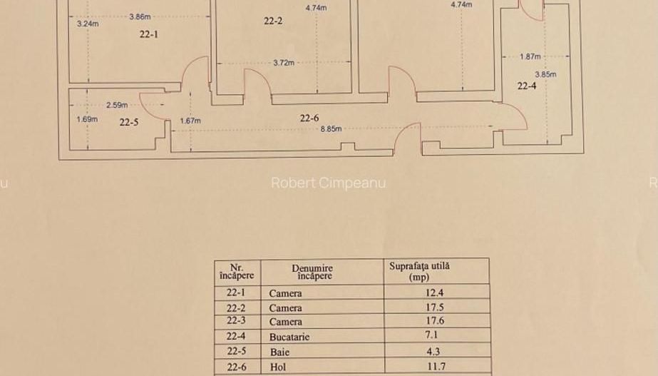 Apartament 3 camere zona Theodor Pallady - Drumul Gura Fagetului - Poză 16