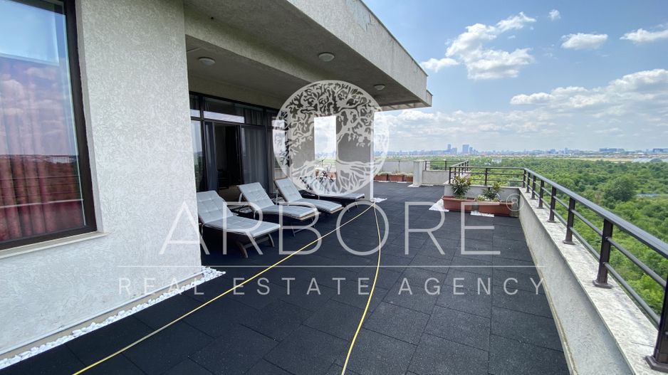 Penthouse 5 camere 250 mp lângă Ambasada SUA , zona Băneasa București - Poză 37