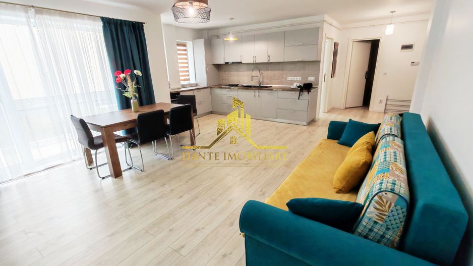 2 camere, spatios, mobilat modern, bloc nou, parcare, Borhanci - Poză 2