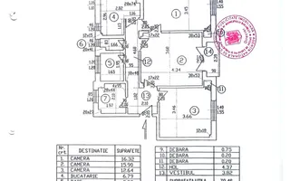 Apartament 3 camere decomandat – Calea Ferentari nr. 72 - Schiță 20