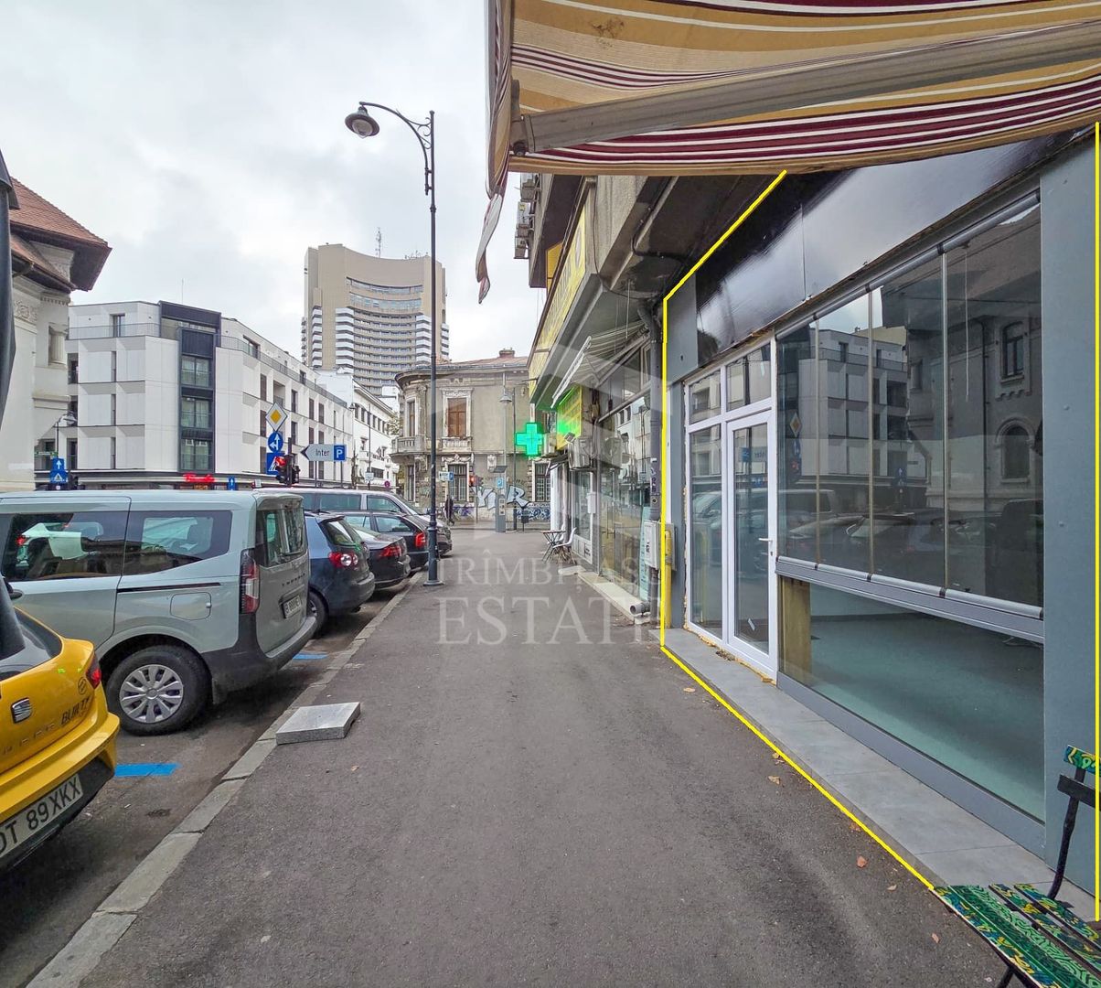 Spatiu comercial 37mp Universitate Batistei Stradal - Poză 1