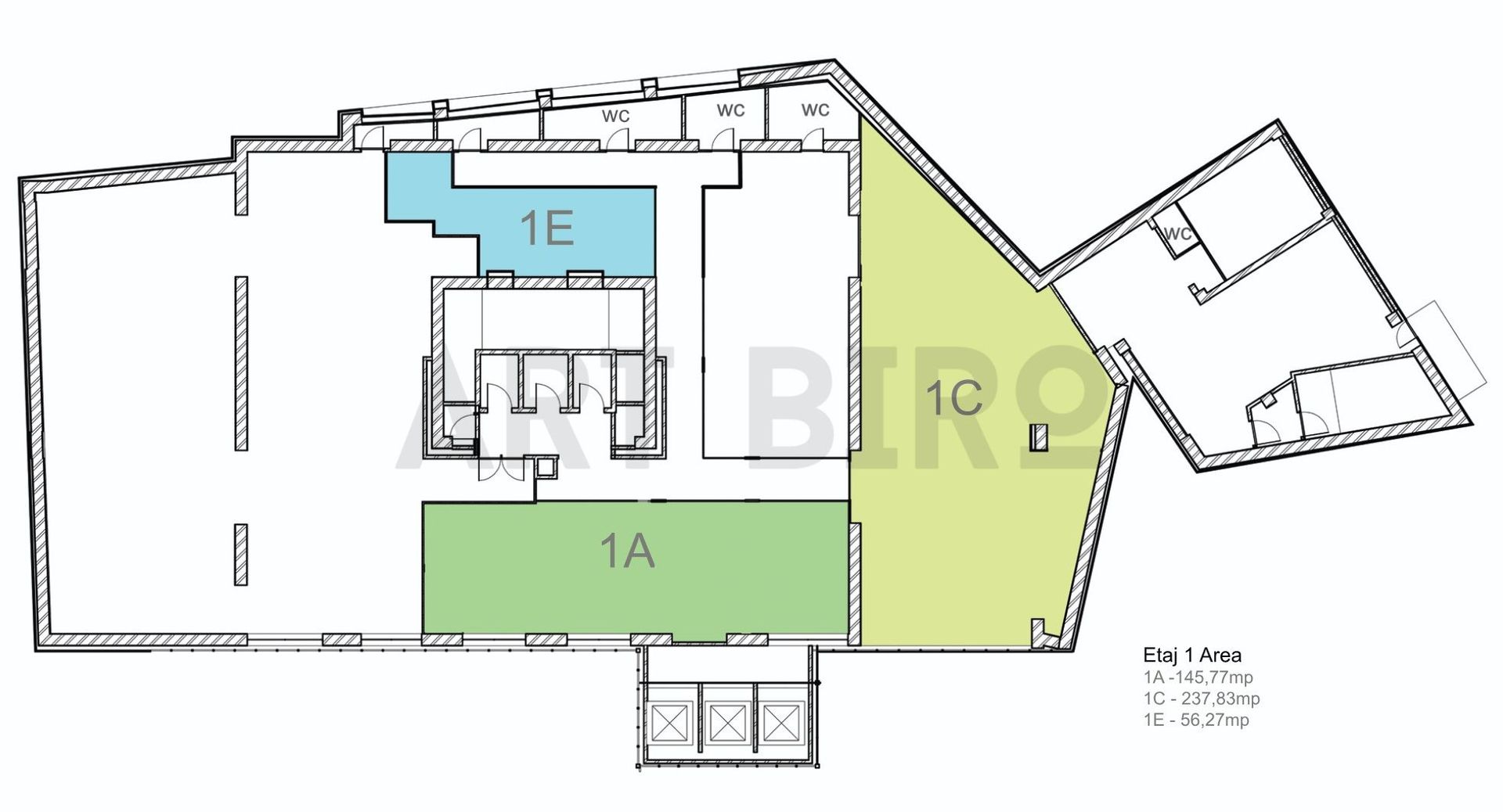 Zero comision, 145-439mp birou Grozavesti - Splai, 5 minute metrou - Schiță 7