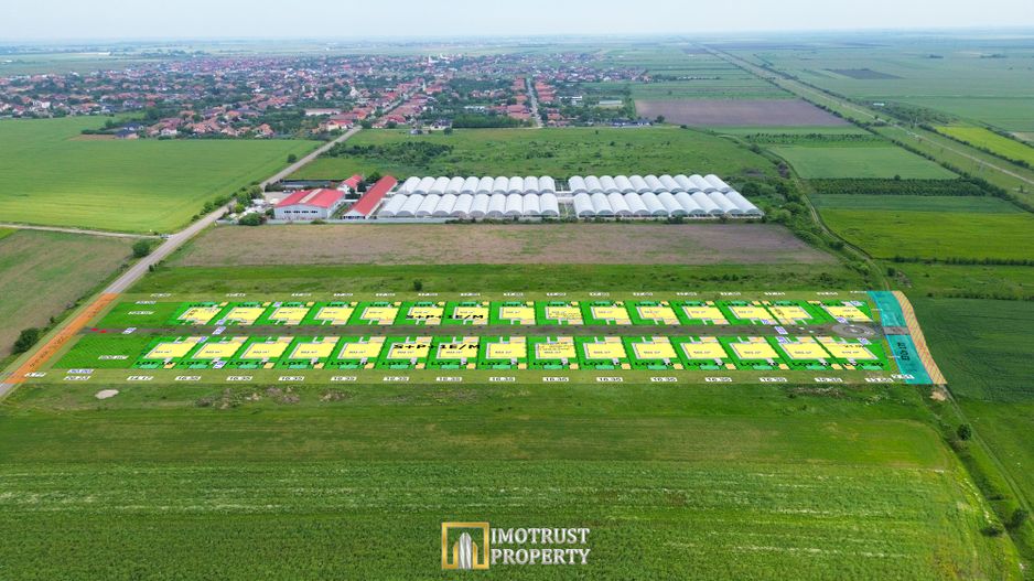 Teren intravilan de vânzare – 10.336 mp cu PUZ aprobat 16 loturi,Arad - Poză 1